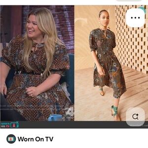 Ulla Johnson Multicolor Midi Dress